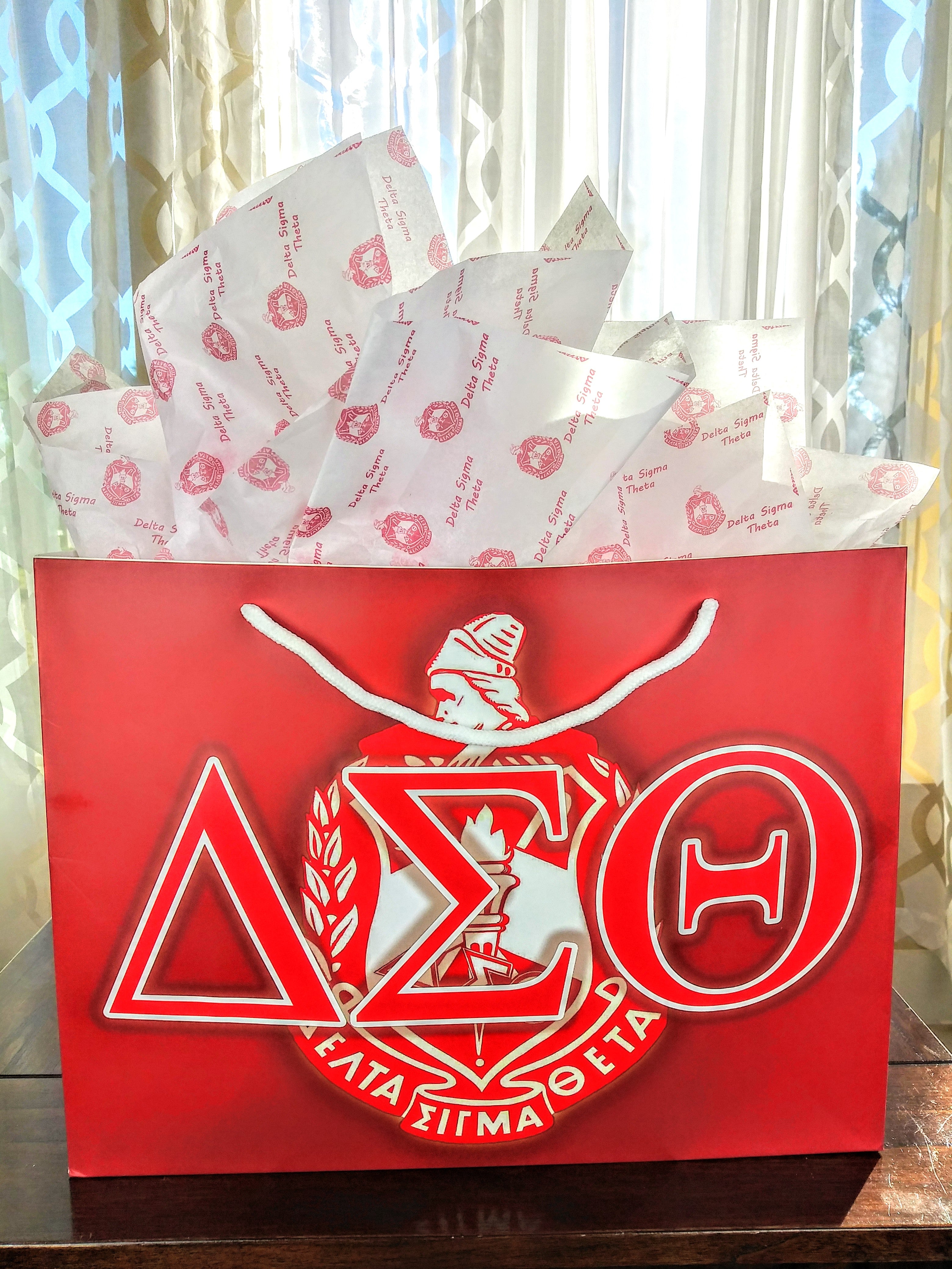 Delta Sigma Theta Gift Tissue Paper 10 XL sheets Divine Gift Accessories